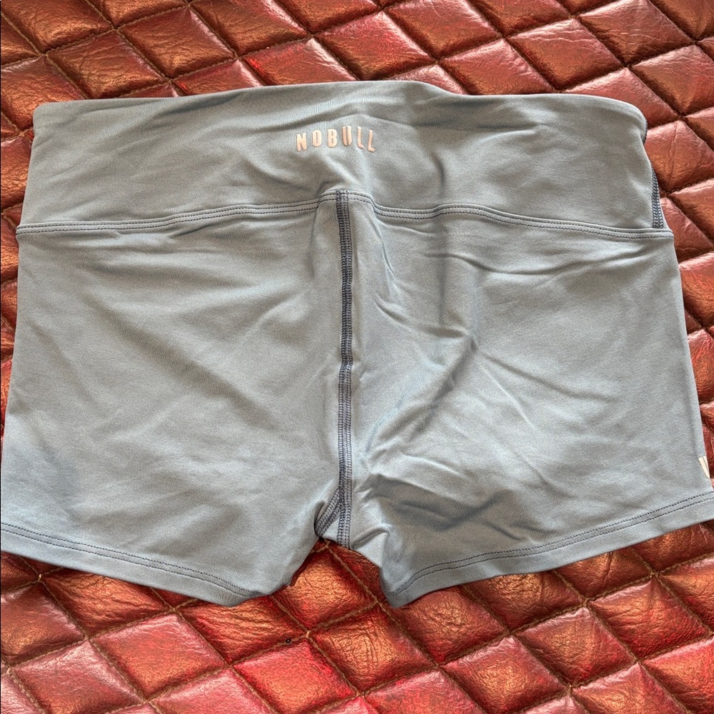 NOBULL Slate Blue Workout Shorts - Picture 2 of 3